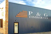 Entrance to P&G Timber